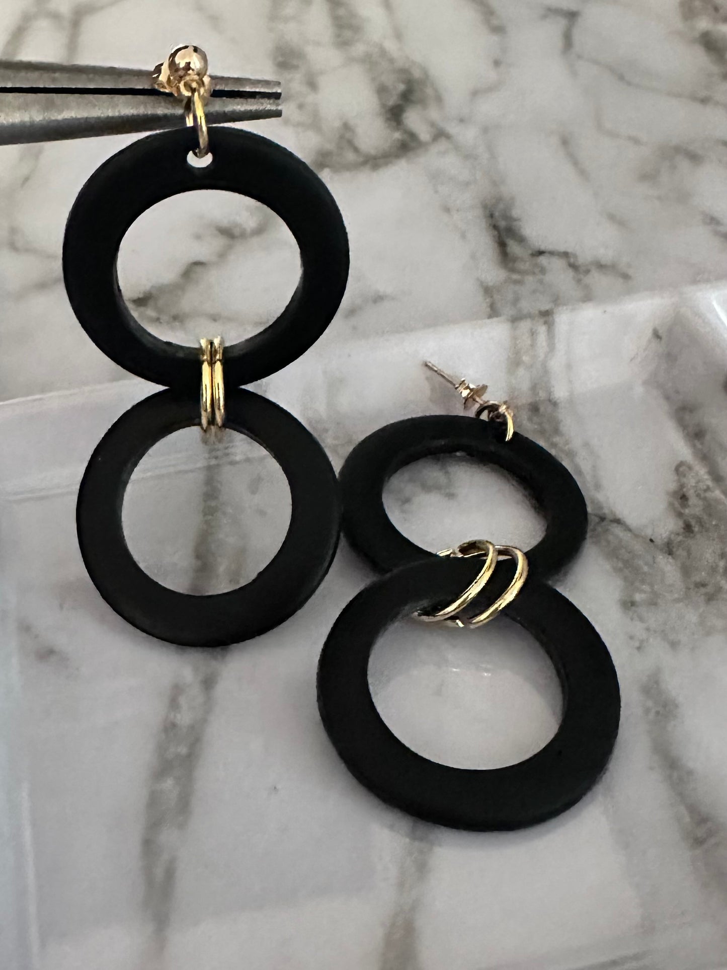 Double Halo Earrings