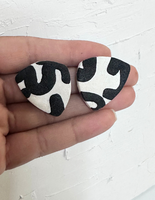 Ripple Effect Stud Earrings