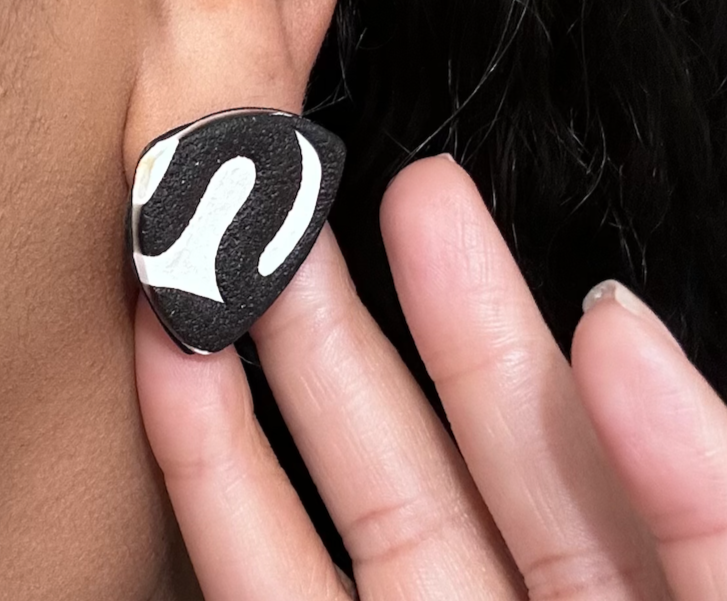 Ripple Effect Stud Earrings