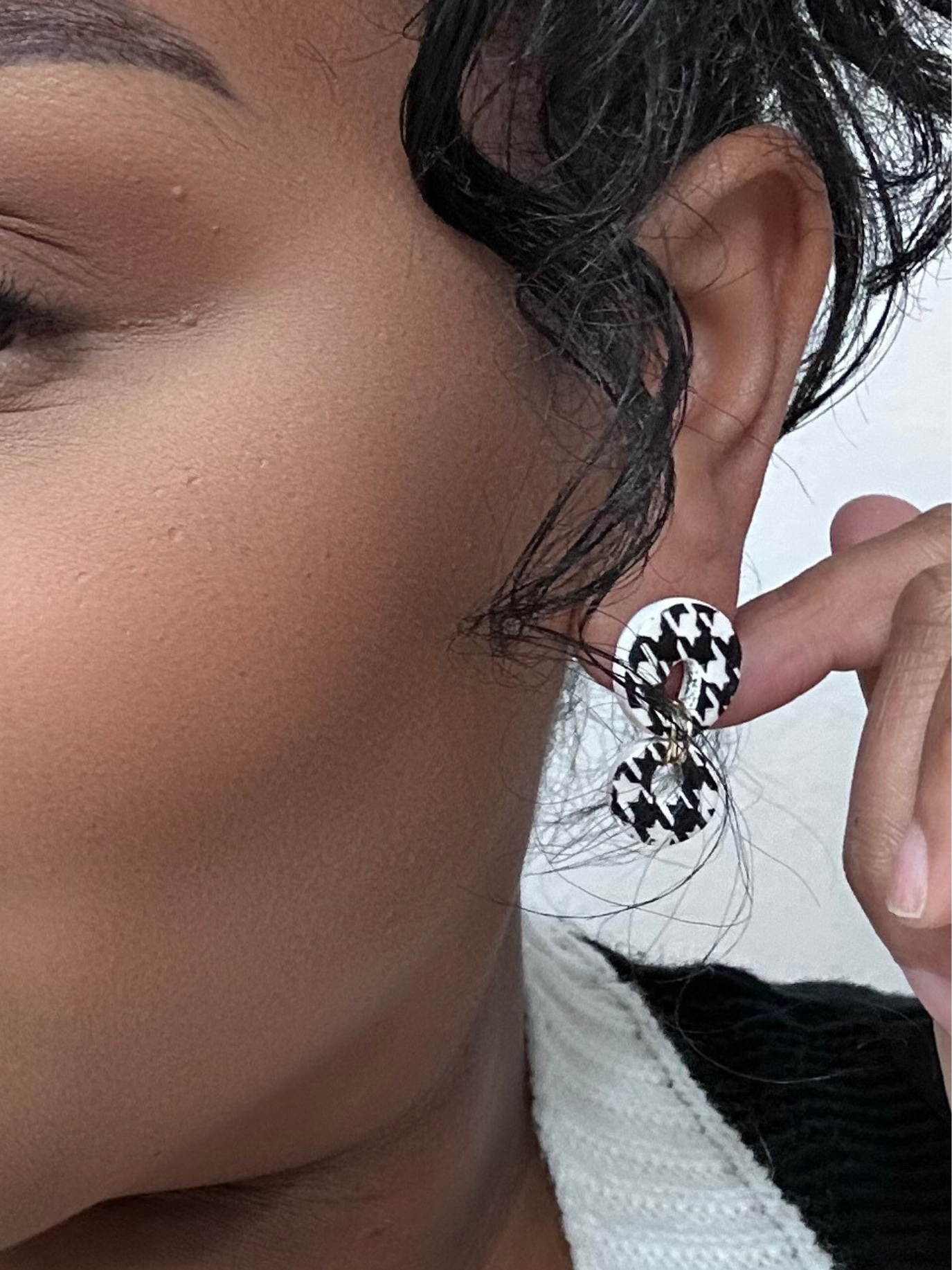 Houndstooth Duo Drops