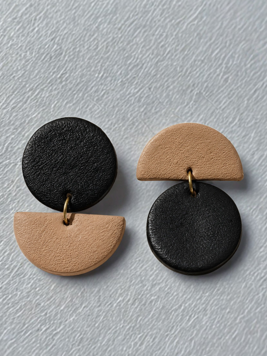 Split Form Dangle Earrings
