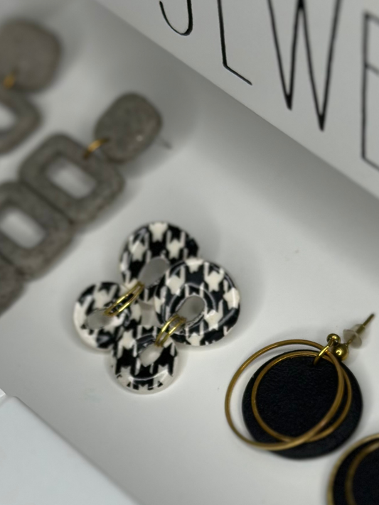 Houndstooth Duo Drops