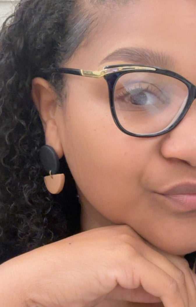 Split Form Dangle Earrings