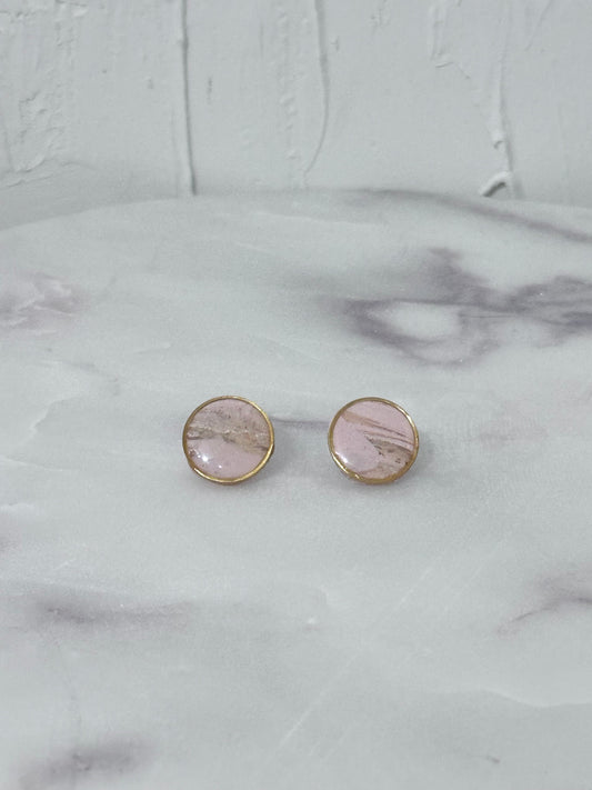 Marble Stud Earrings