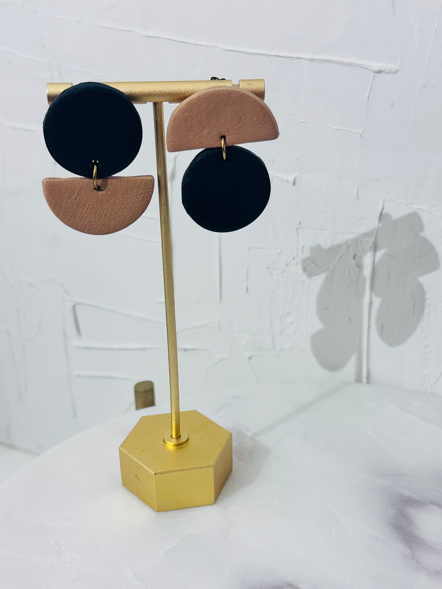 Split Form Dangle Earrings
