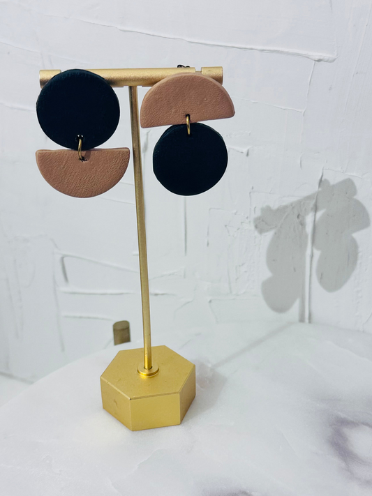 Split Form Dangle Earrings