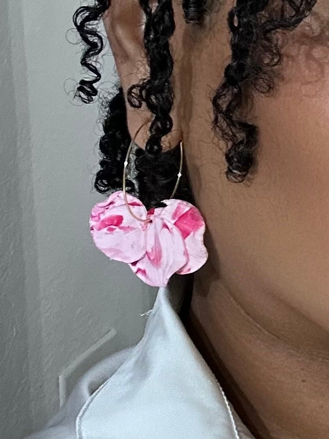 Flower Petal Hoops